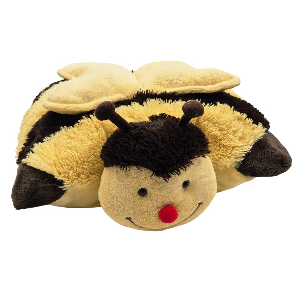 Pillow Pets Bumblebee Foldable Plush 19" Bumble Bee Stuffed Animal Bee